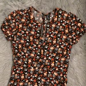 Floral Fit & Flare Mini Dress